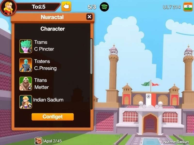 Nutmeg Dash Titan Indian Stadium